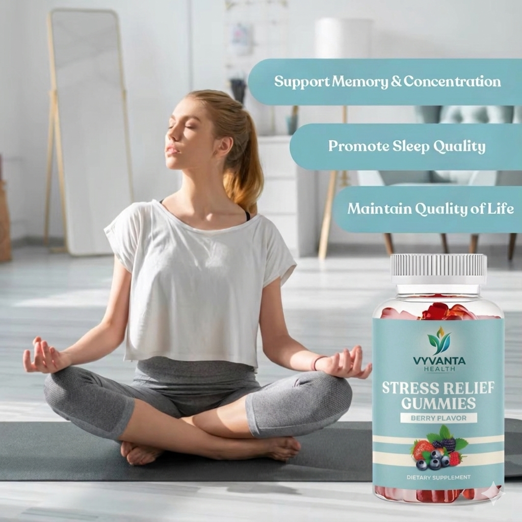 Vyvanta Health Stress Relief Gummies - Berry Flavor