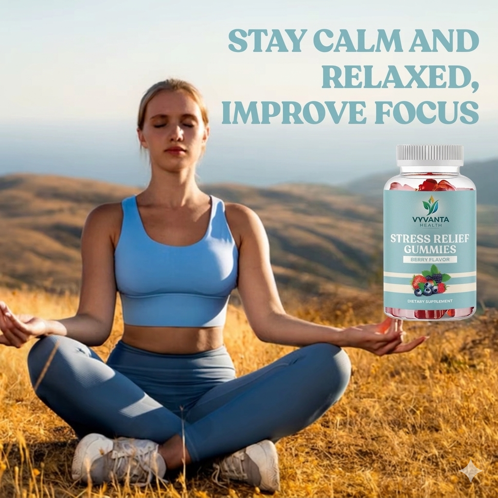 Vyvanta Health Stress Relief Gummies - Berry Flavor