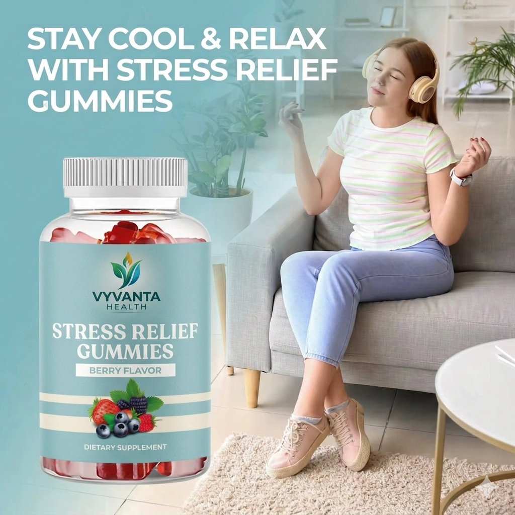 Vyvanta Health Stress Relief Gummies - Berry Flavor