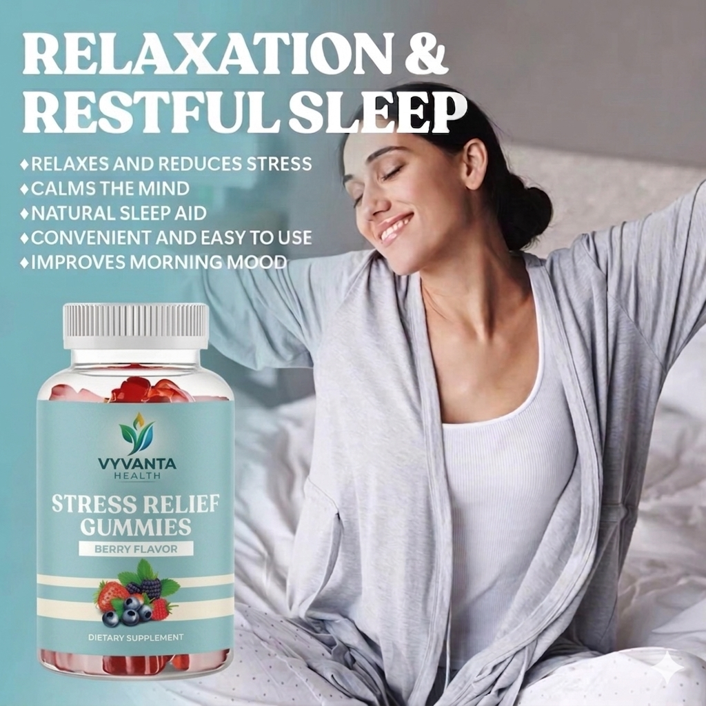 Vyvanta Health Stress Relief Gummies - Berry Flavor